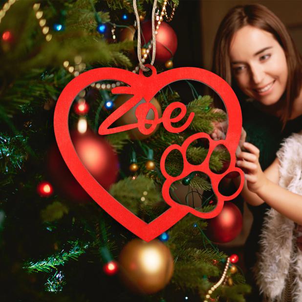 Kerstboomhanger met Naam voor Huisdieren - Afbeelding 8