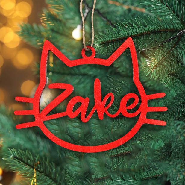 Kerstboomhanger met Naam voor Huisdieren - Afbeelding 6