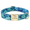 Blauw - Tropical Leaves