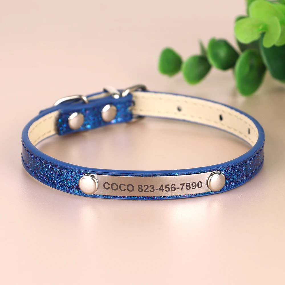 Glitter Halsband voor Katten - Gegraveerd met Naam - Afbeelding 6