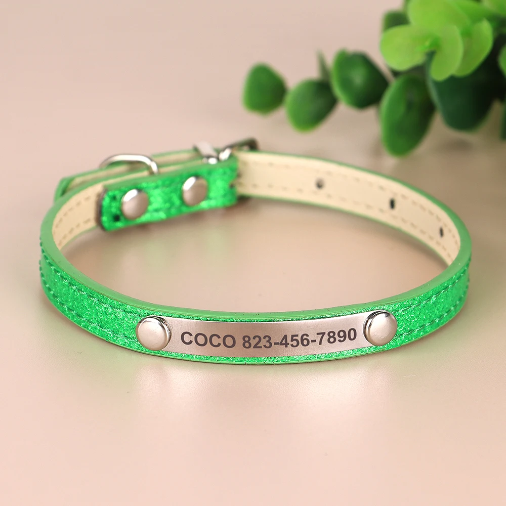 Glitter Halsband voor Katten - Gegraveerd met Naam - Afbeelding 9