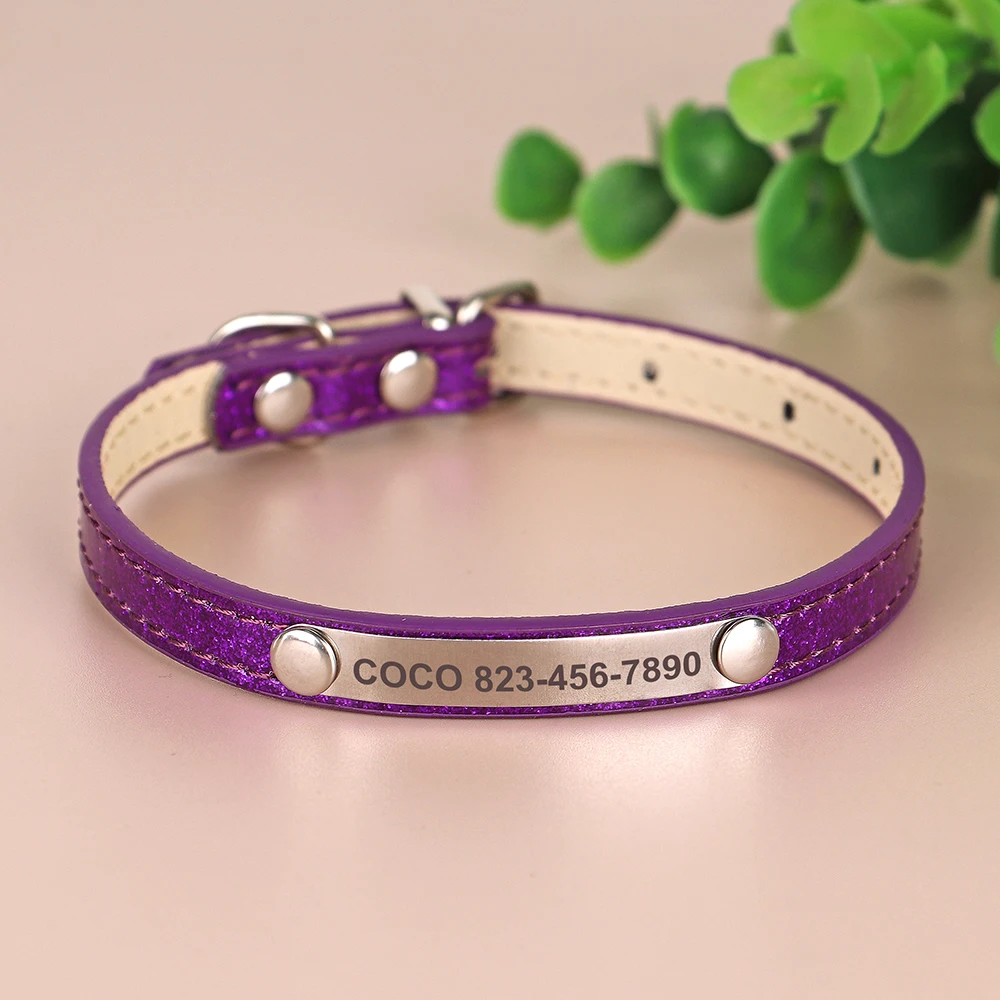 Glitter Halsband voor Katten - Gegraveerd met Naam - Afbeelding 11