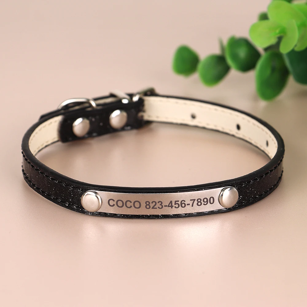 Glitter Halsband voor Katten - Gegraveerd met Naam - Afbeelding 8