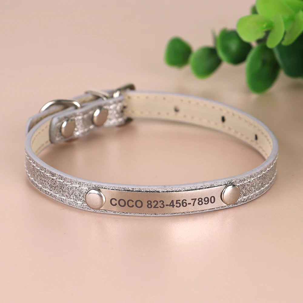 Glitter Halsband voor Katten - Gegraveerd met Naam - Afbeelding 10