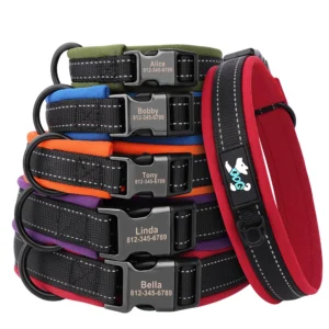 Ergonomische Hondenhalsband met Naam - Extra Comfortabel